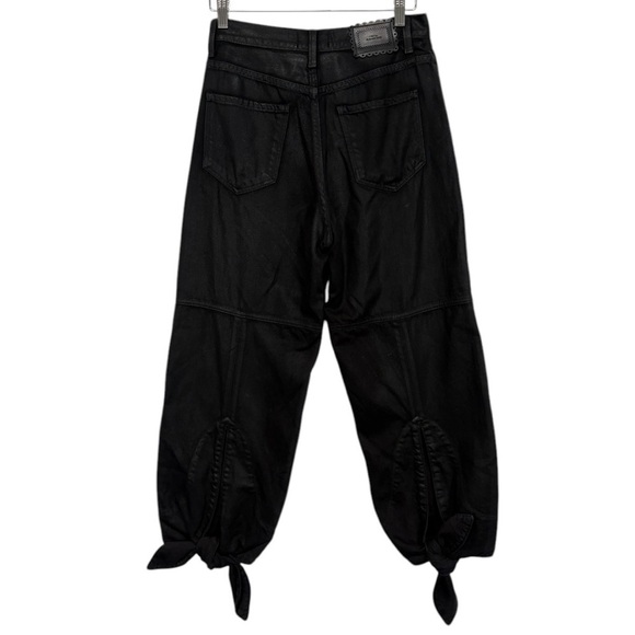 7 For All Mankind Bow Tie Ballon Pants Size 28 - Picture 4 of 11